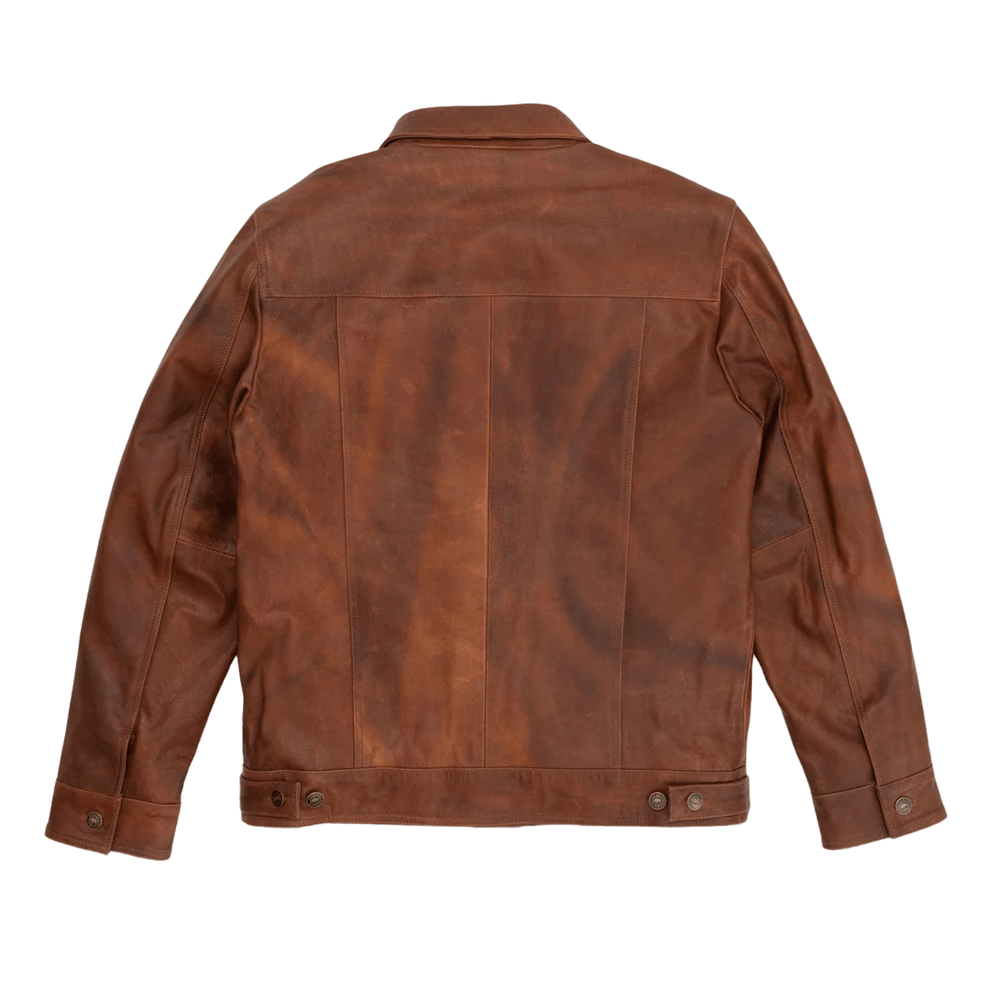 MEN MOTORCYLE JACKET Turbo Classic Mens Leather Jacket