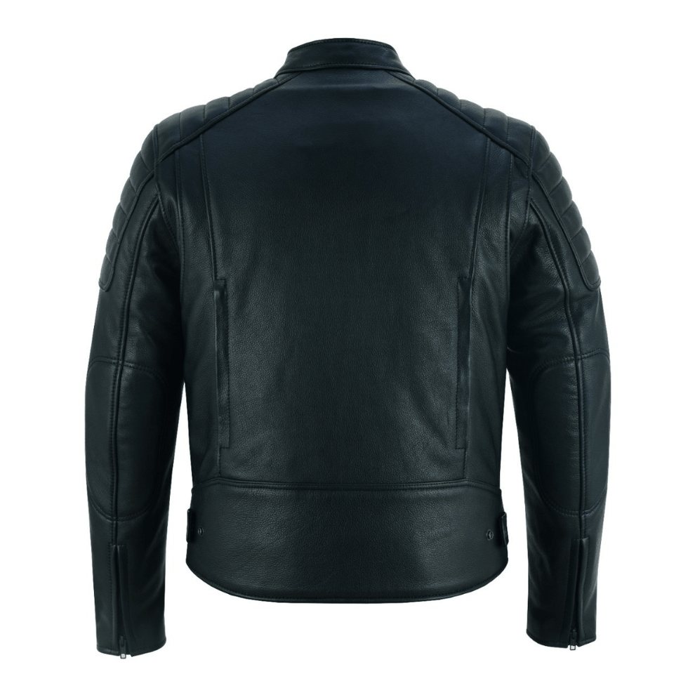 MEN MOTORCYLE JACKET Turbo Mens Premium Leather Jacket