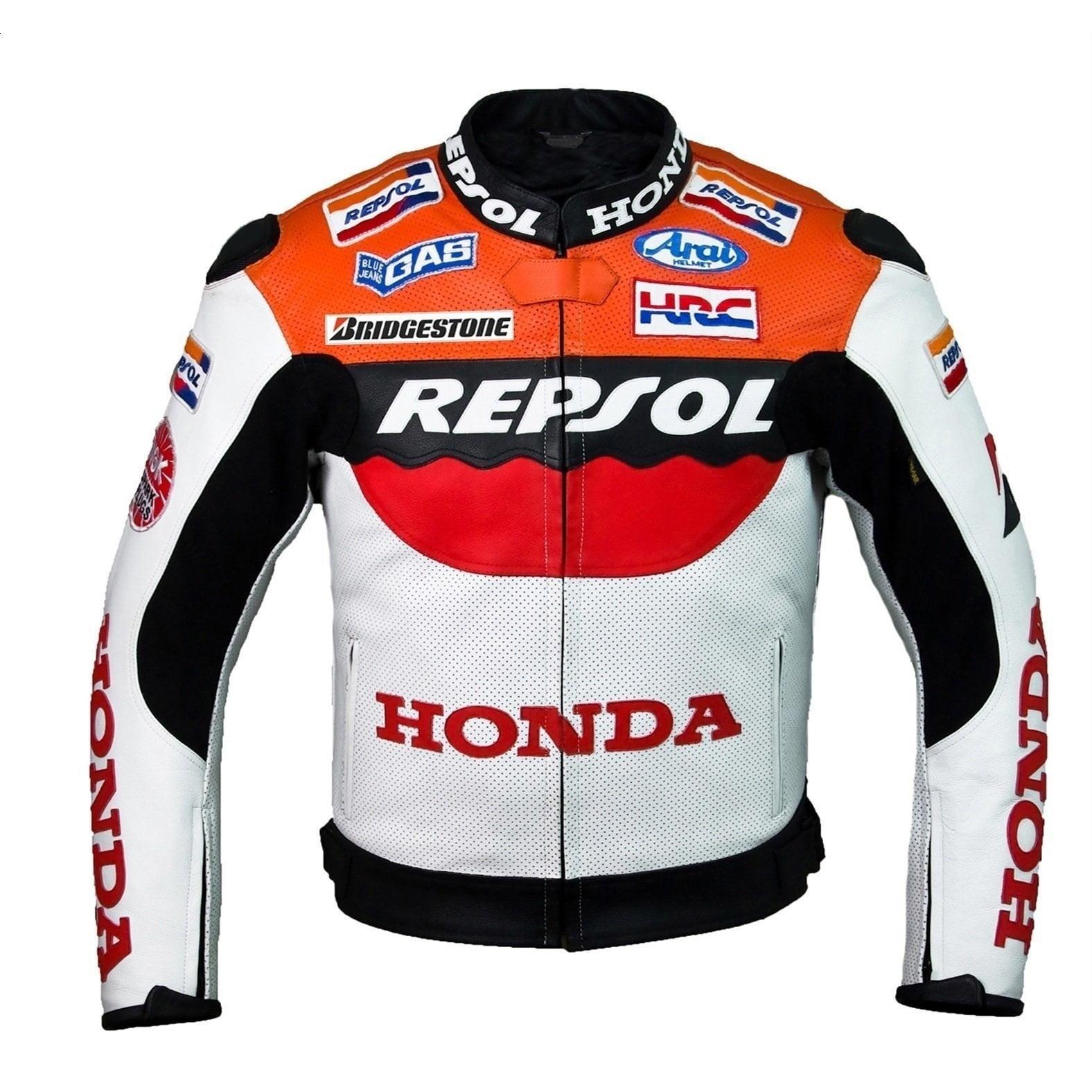 Honda Repsol HRC Racing Leather Jacket – Motorcycle Leather Suit