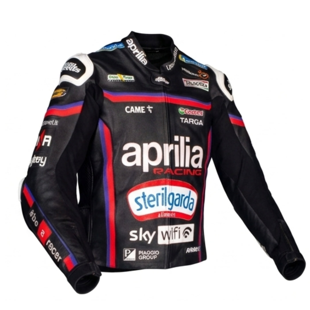 Leather Moto Jacket Jorge Martin Aprilia MotoGP 2025