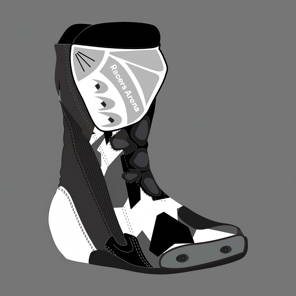 Maverick Vinales 2022 Aprilia Motorcycle Racing Boots