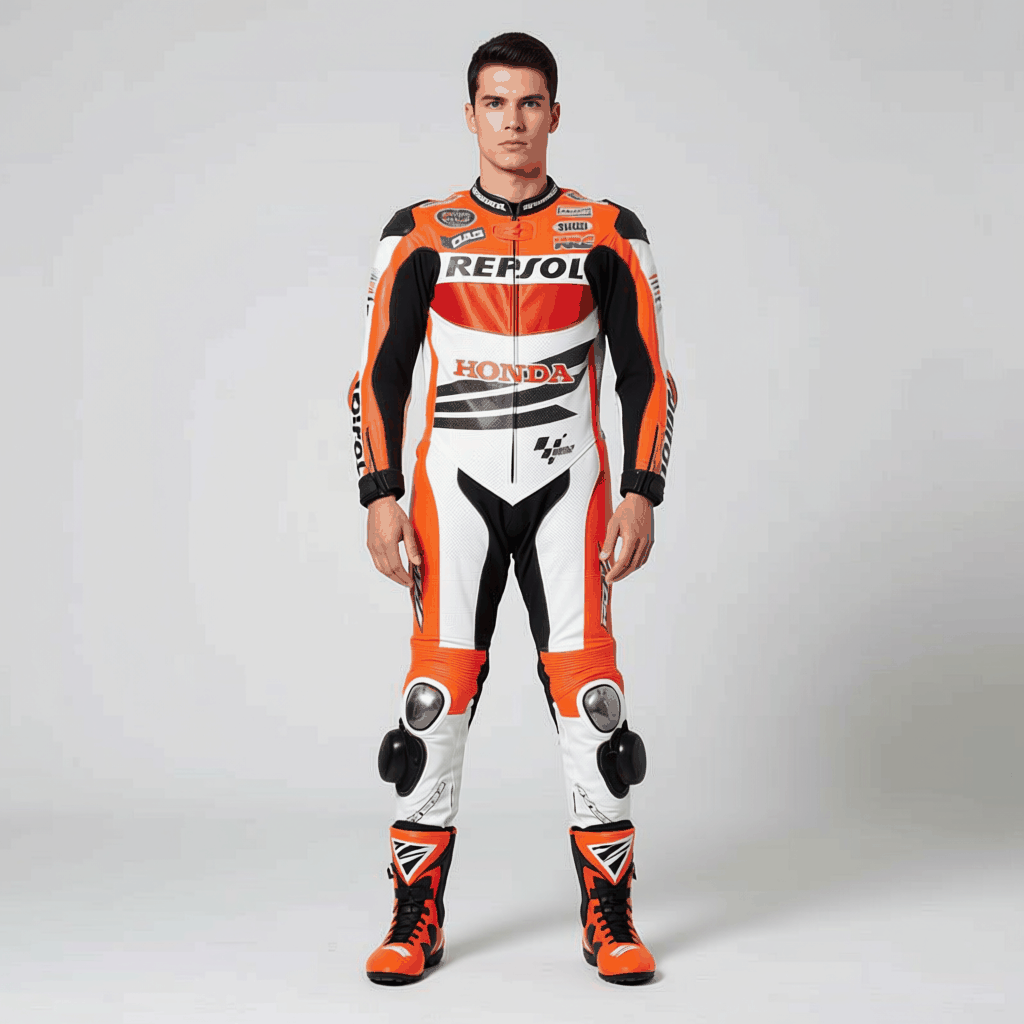 HONDAバイクスーツXL Honda Racing Suit – Premium MotoGP Replica Leather Gear