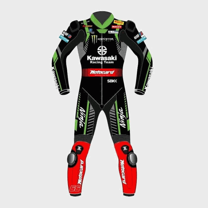 kawasaki leather race suit