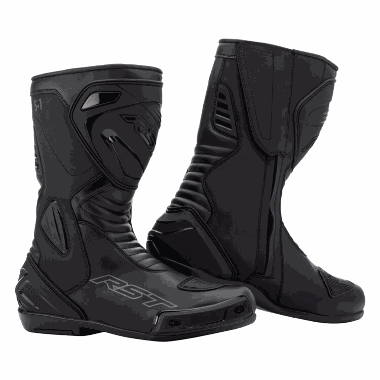 RST Moto S-1 CE WP Boots black waterproof motorcycle riding boots for men