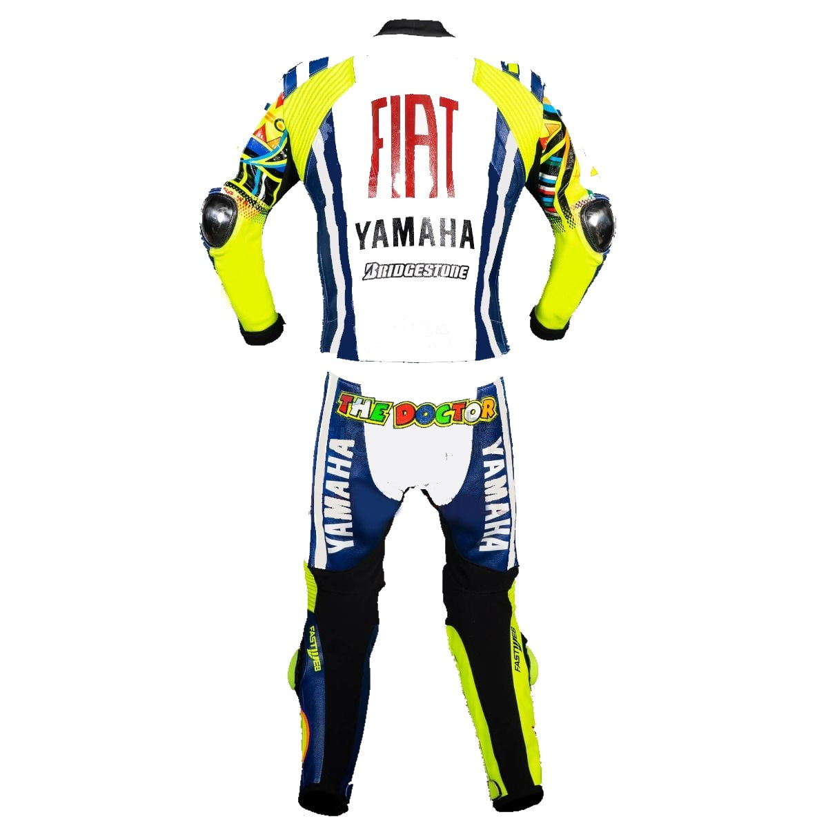 Valentino Rossi FIAT Yahama Racing Suit Motogp 2010