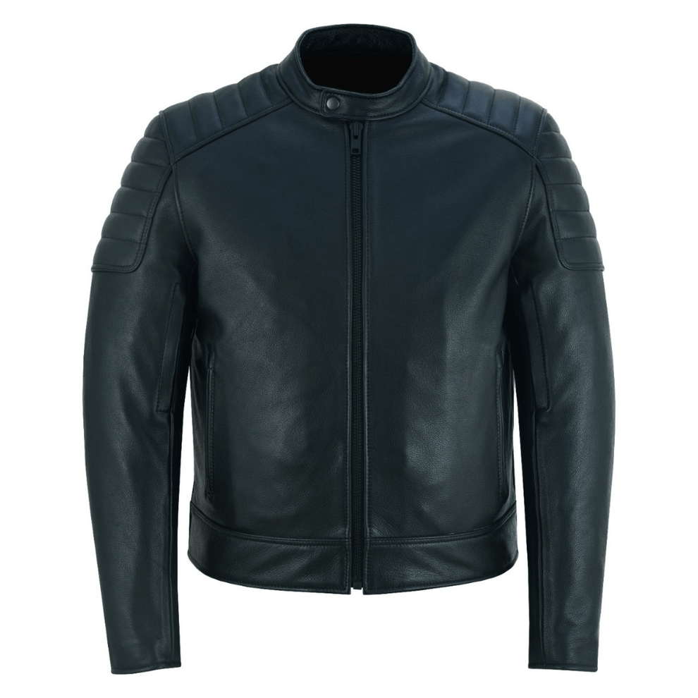 MEN MOTORCYLE JACKET Turbo Mens Premium Leather Jacket