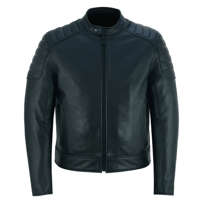 MEN MOTORCYLE JACKET Turbo Mens Premium Leather Jacket