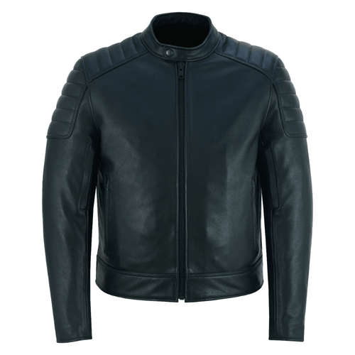MEN MOTORCYLE JACKET Turbo Mens Premium Leather Jacket