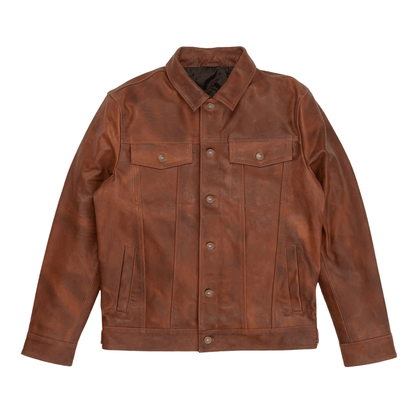 MEN MOTORCYLE JACKET Turbo Classic Mens Leather Jacket