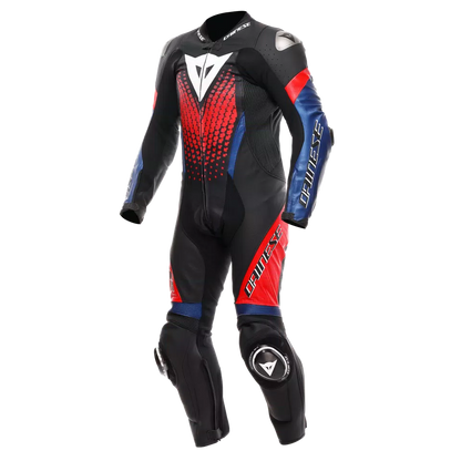 LAGUNA SECA 6 - PERFORATED ONE-PIECE LEATHER RACING SUIT