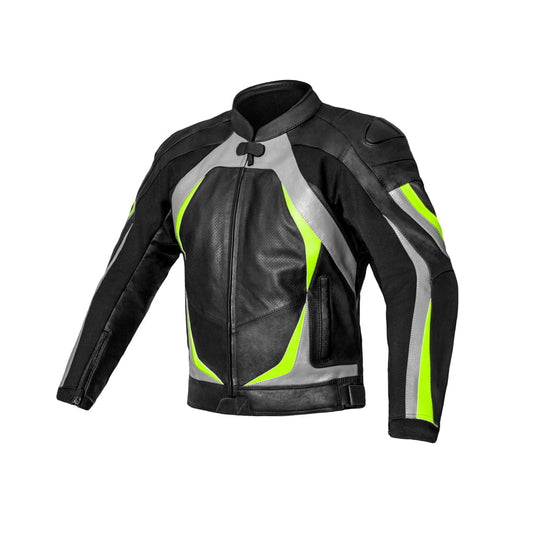 Men's Performance Hybrid LeathS Motorcycle Jacket
