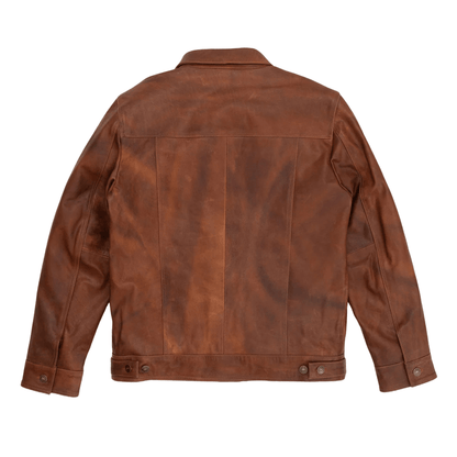 MEN MOTORCYLE JACKET Turbo Classic Mens Leather Jacket