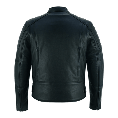 MEN MOTORCYLE JACKET Turbo Mens Premium Leather Jacket