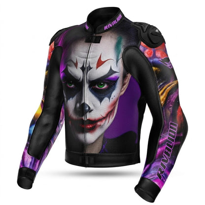 Women Joker Motorcycle Racing Jacket Custom Design Jacket