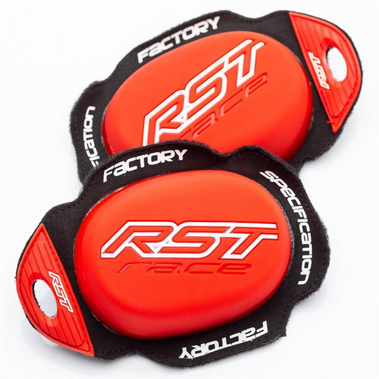 RST Factory Reverse Velcro Knee Sliders (Red) 1924