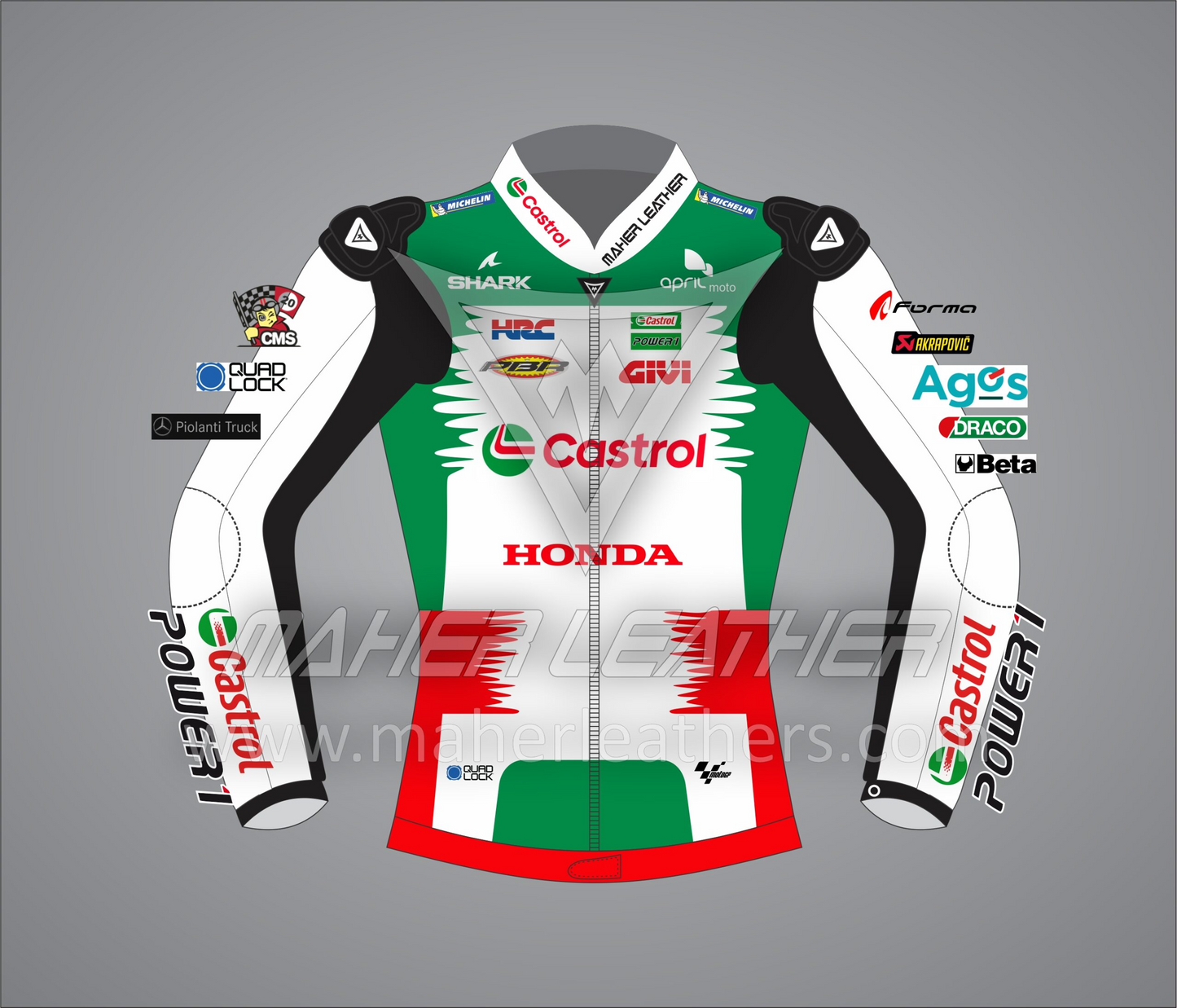Johann Zarco Castrol Honda MotoGP Motorbike Jacket 2025