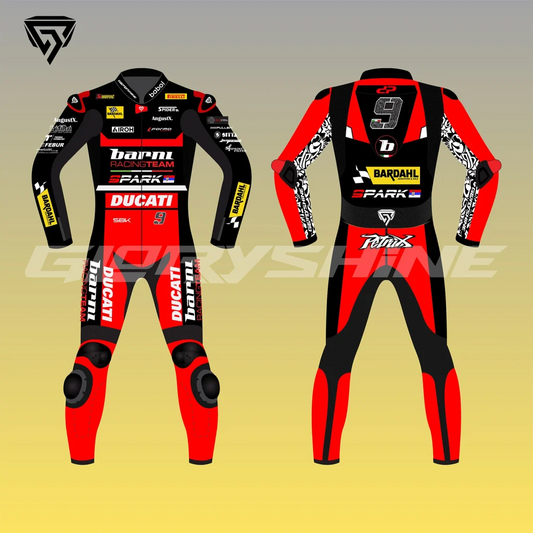 Danilo Petrucci Motorcycle Suit Barni Spark Racing WSBK 2025