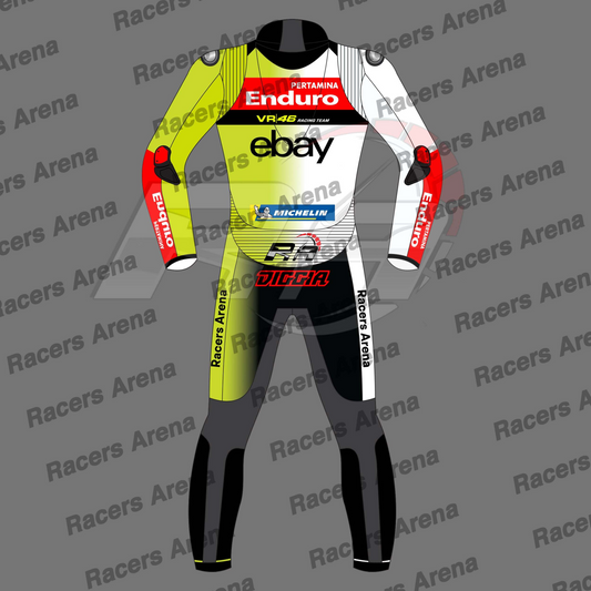 Fabio Di Giannantonio Pertamina Enduro VR46 Racing Team 2024 Motorcycle Leather Race Suit