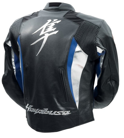Suzuki Hayabusa Motorbike Racing Leather Jacket