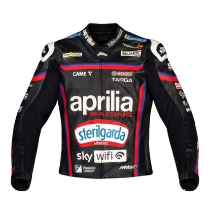 Leather Moto Jacket Jorge Martin Aprilia MotoGP 2025