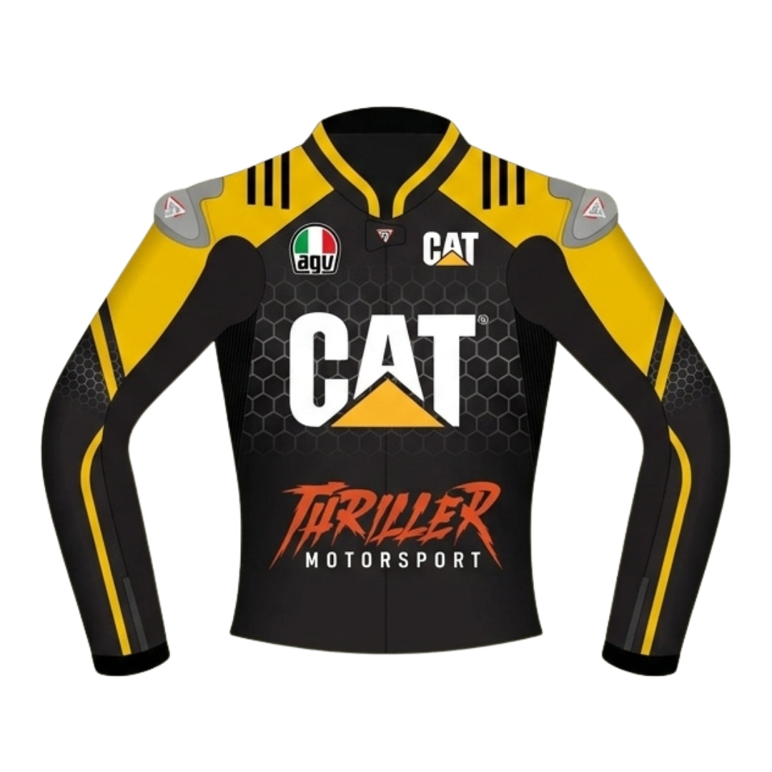 Jack Miller Motorbike Race Jacket Caterpillar Collaboration 2024