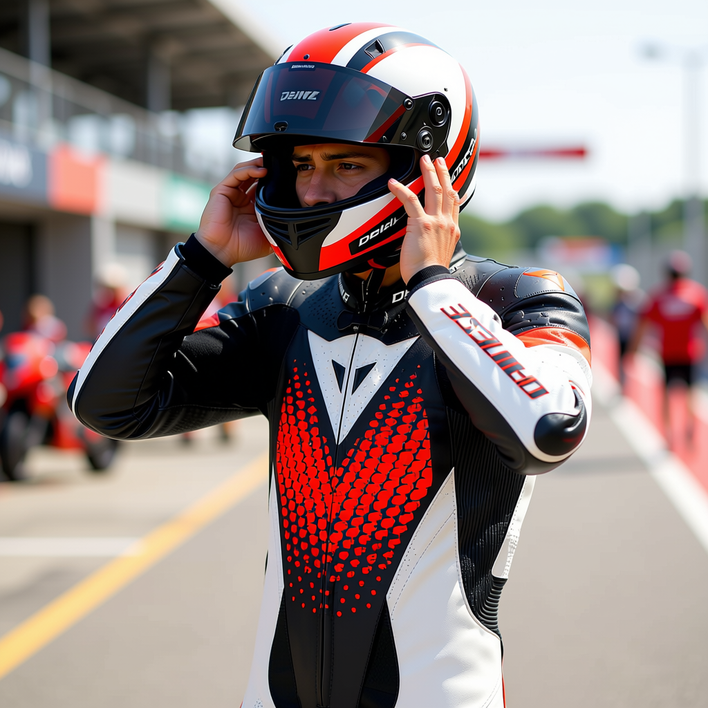 LAGUNA SECA 6 - PERFORATED ONE-PIECE LEATHER RACING SUIT