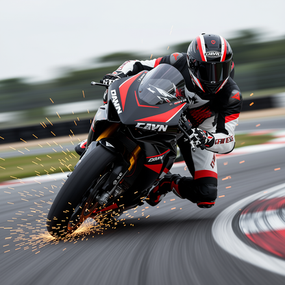 LAGUNA SECA 6 - PERFORATED ONE-PIECE LEATHER RACING SUIT