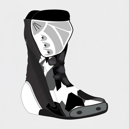 Maverick Vinales 2022 Aprilia Motorcycle Racing Boots