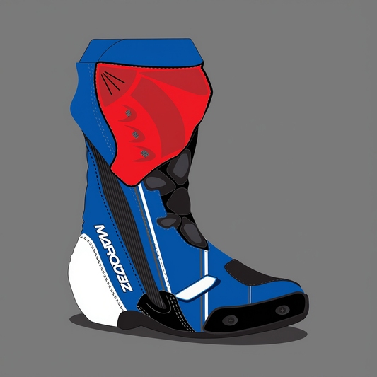 Alex Marquez LCR Honda MotoGP 2022 Motorcycle Leather Boots