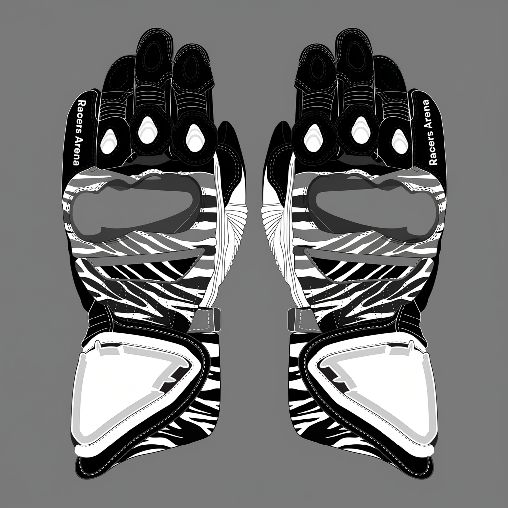 Aleix Espargaro Aprilia MotoGP 2022 Motorbike Leather Racing Gloves