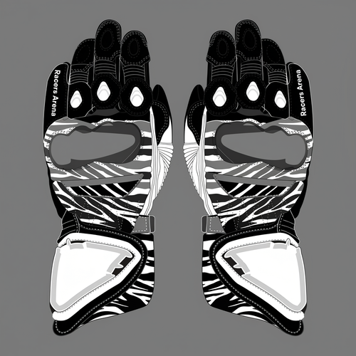 Aleix Espargaro Aprilia MotoGP 2022 Motorbike Leather Racing Gloves