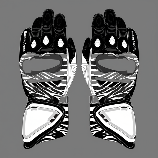 Aleix Espargaro Aprilia MotoGP 2022 Motorbike Leather Racing Gloves