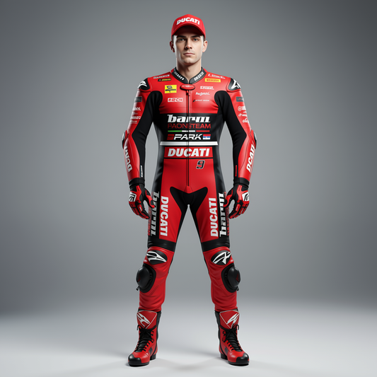 Danilo Petrucci Motorcycle Suit Barni Spark Racing WSBK 2025