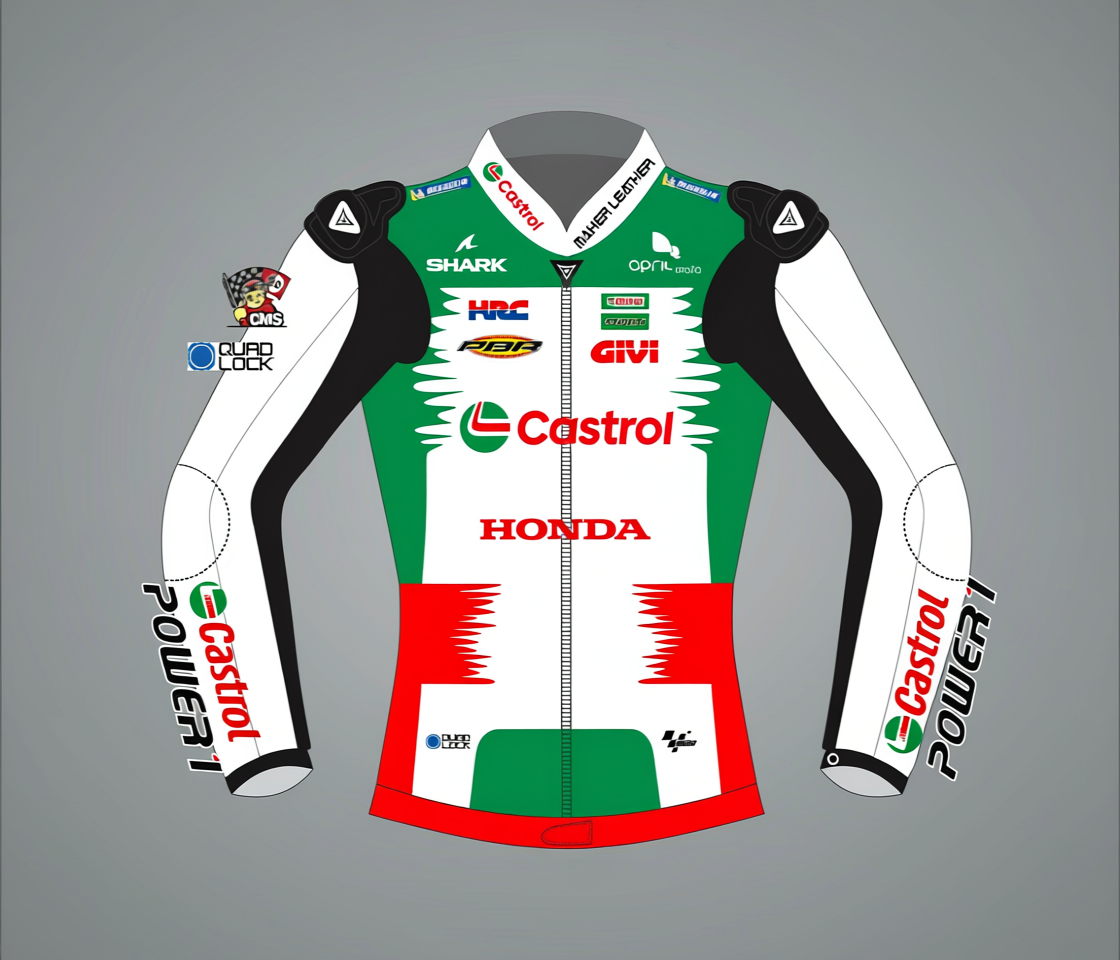 Johann Zarco Castrol Honda MotoGP Motorbike Jacket 2025