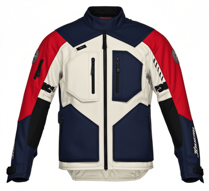 JACKET GS RALLYE GTX motorcycle jacket in black and white design