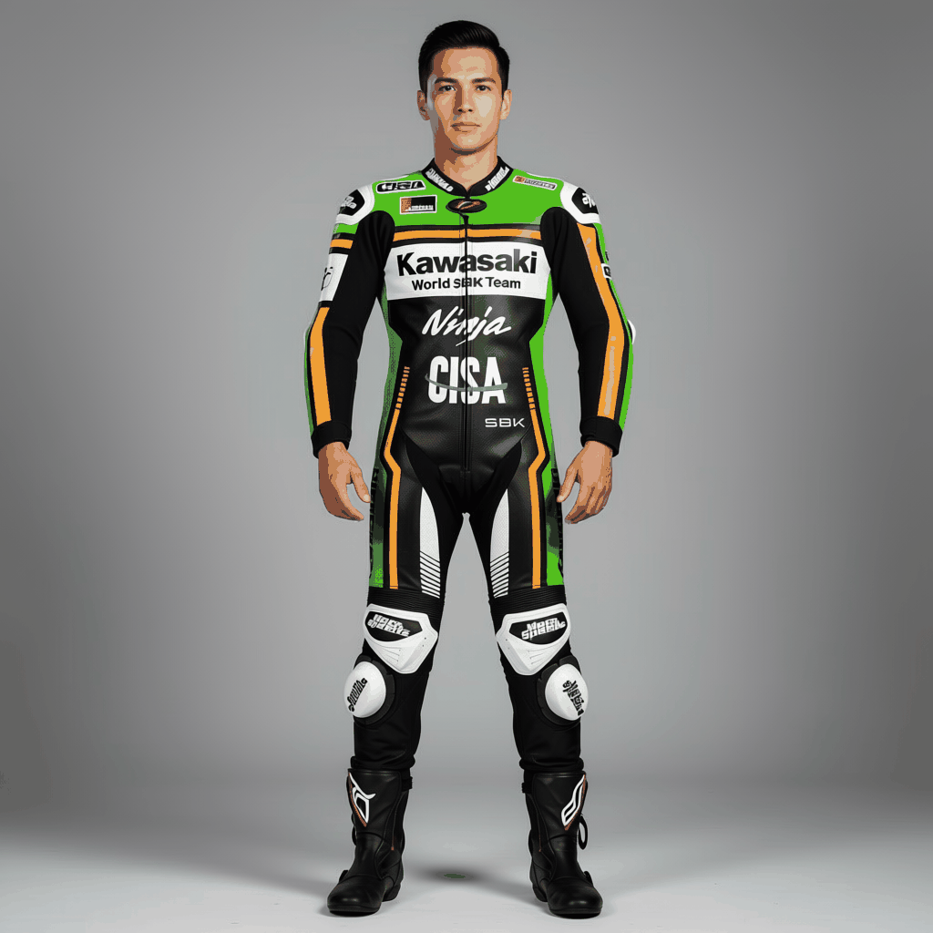 kawasaki leather suit