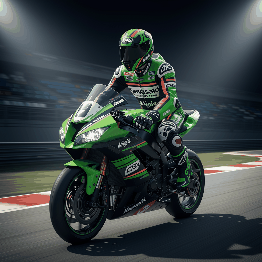 kawasaki leather suit