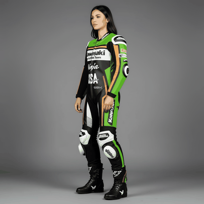 kawasaki leather suit