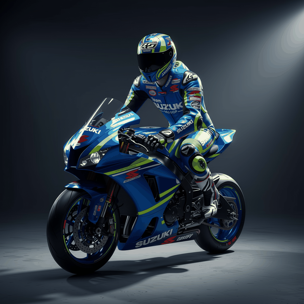suzuki leather suit