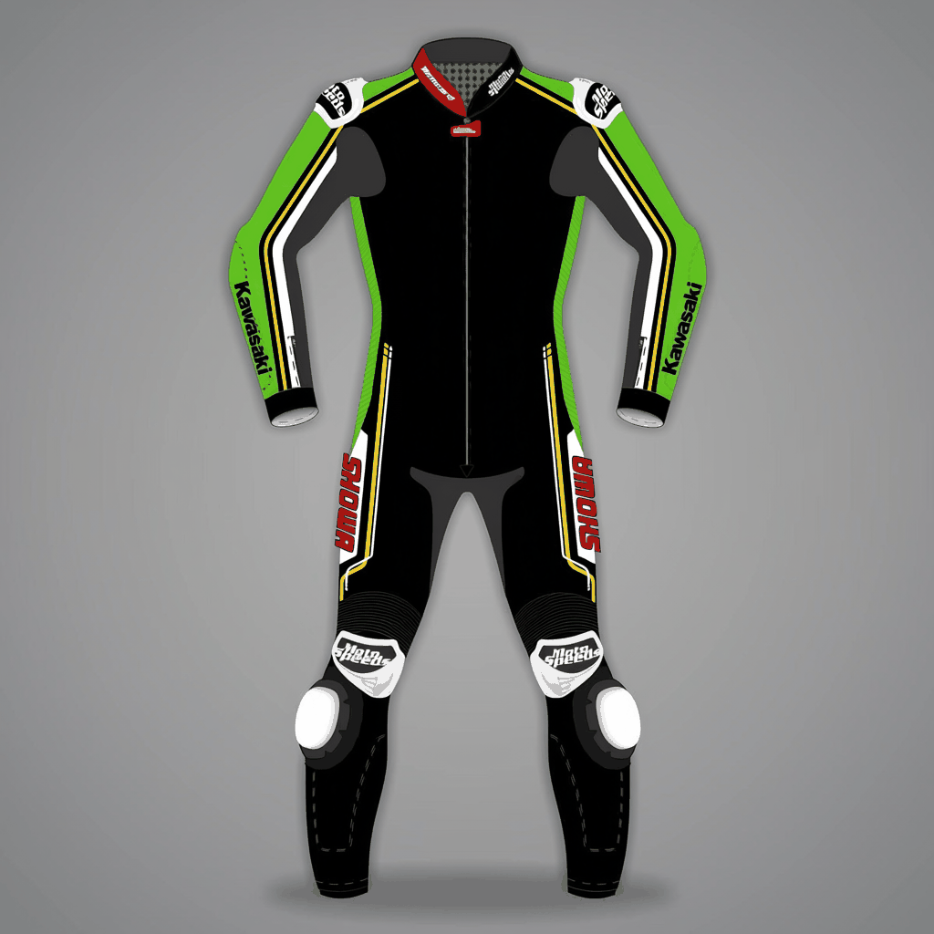 kawasaki leather racing suit