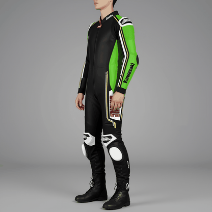 kawasaki leather racing suit