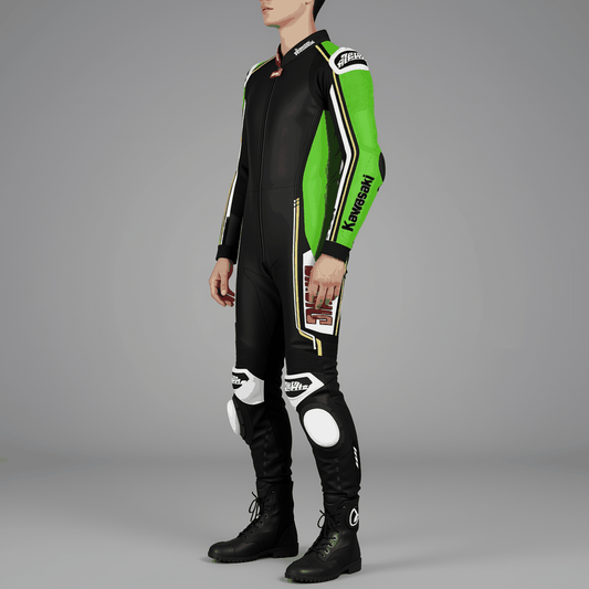kawasaki leather racing suit