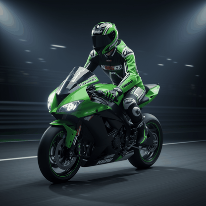 kawasaki leather racing suit