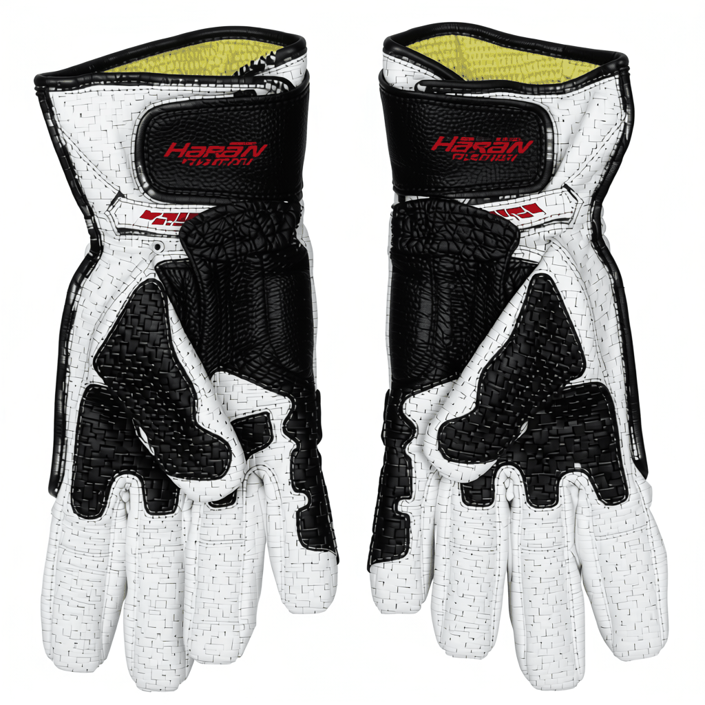 Racing Leather Gloves Max Biaggi GP 1995