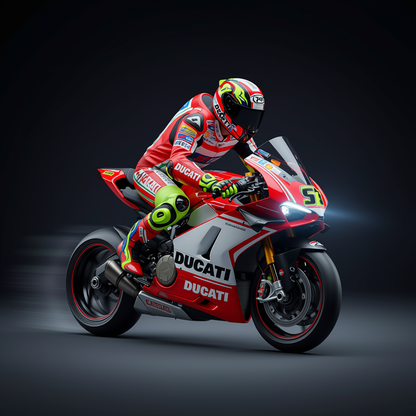 Valentino Rossi Ducati Racing Suit Motogp 2012
