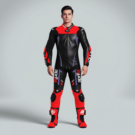 aprilia racing leather suit