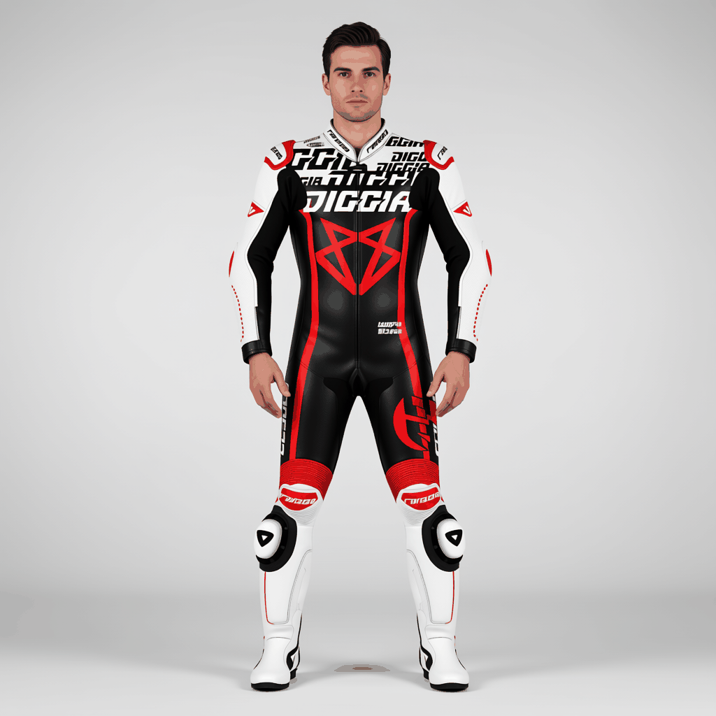 2-piece motorcycle racing suit