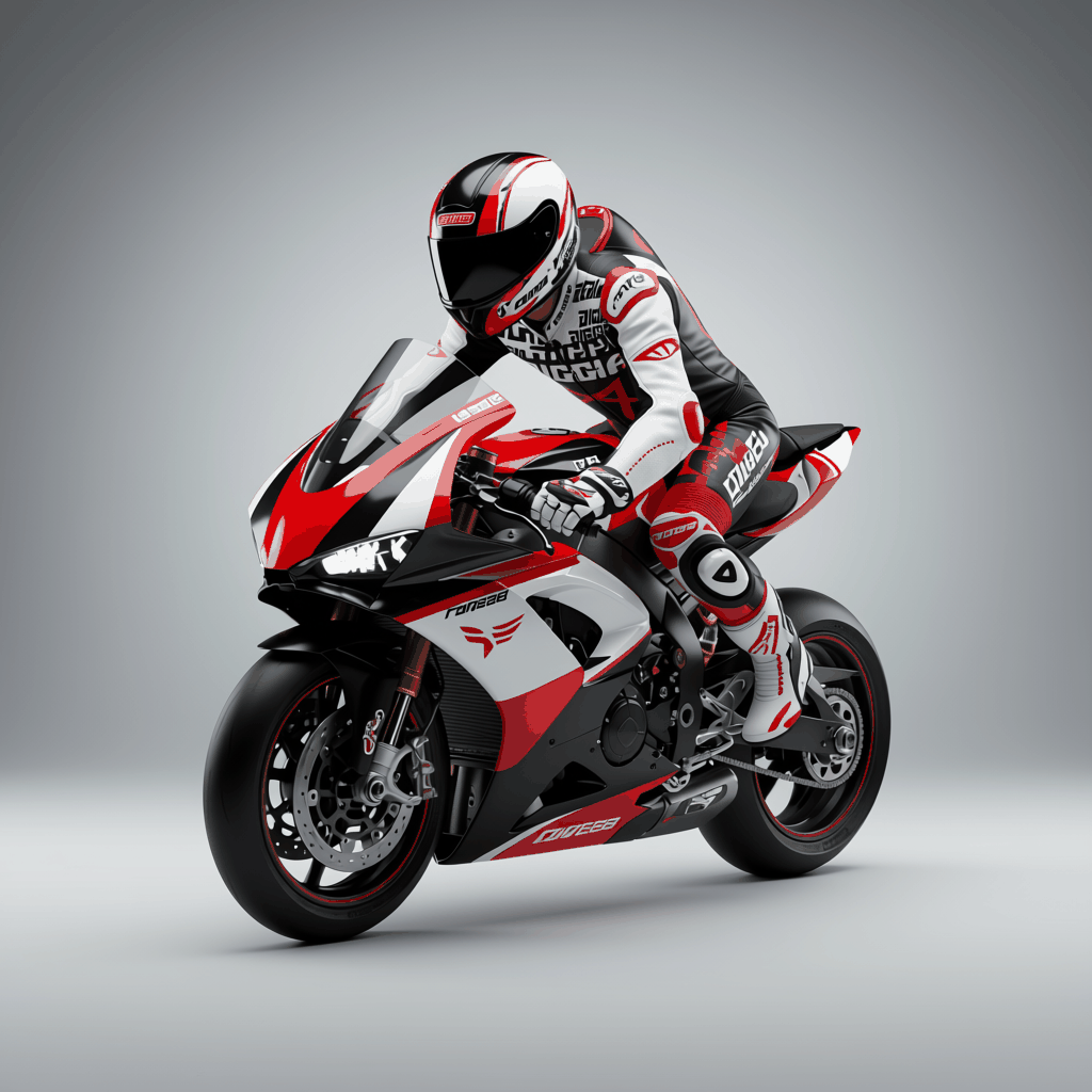 2-piece motorcycle racing suit