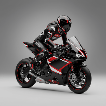 leather motorcycle suit