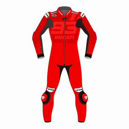 red racing suit